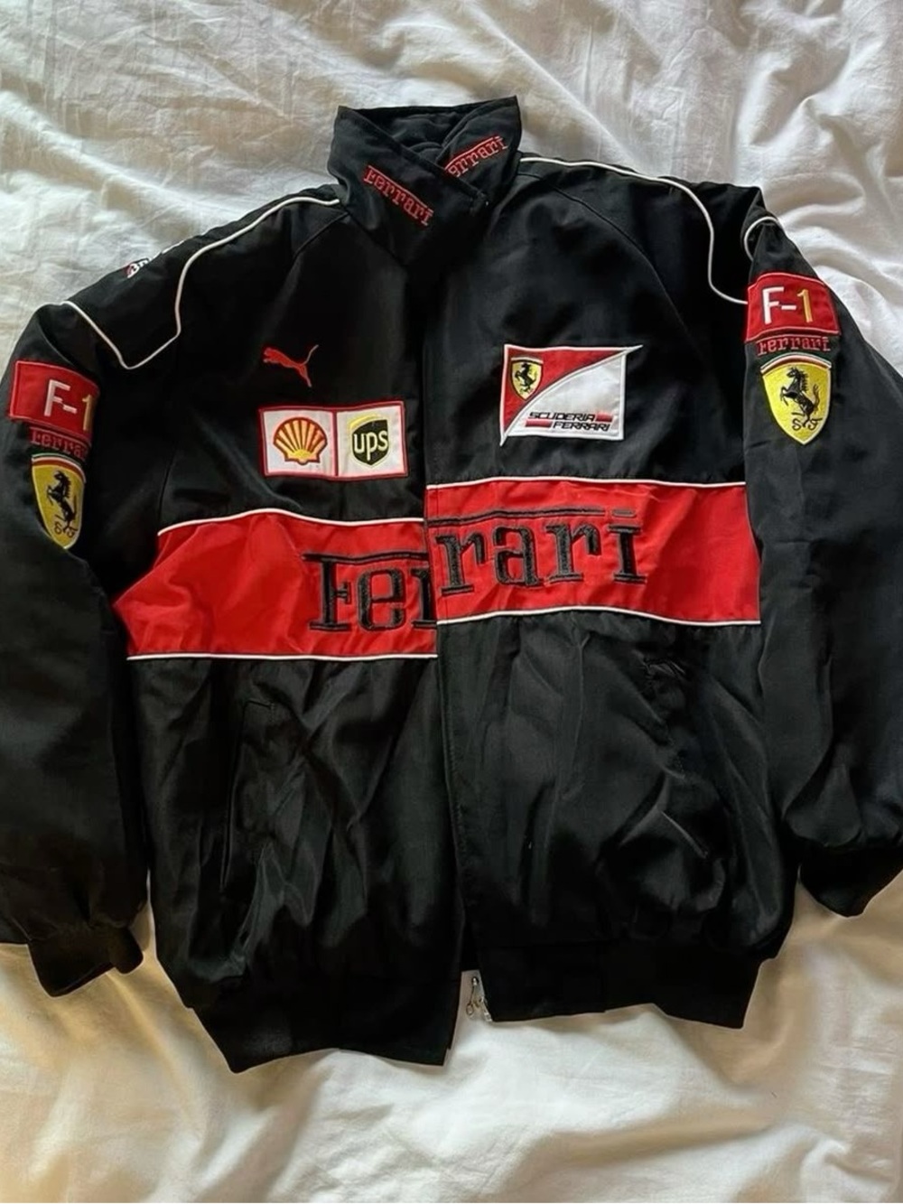 Ferrari Black & Red Racing Jacket